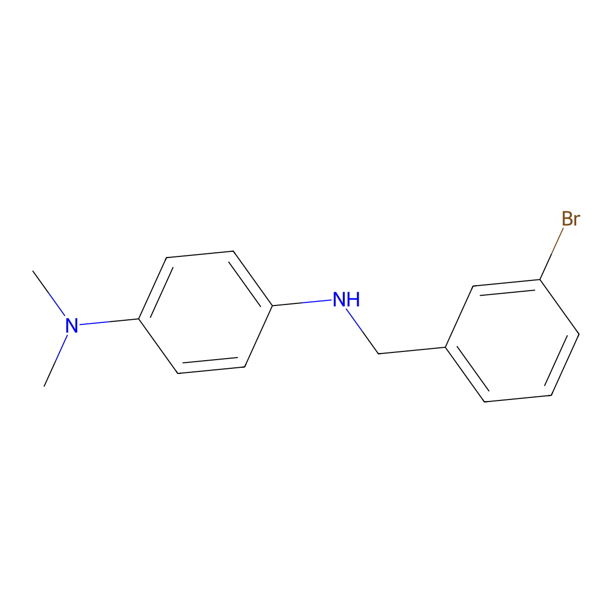 N1-(3-Bromobenzyl)-N4,N4-dimethylbenzene-1,4-diamine molecular structure, CAS 710298-40-1