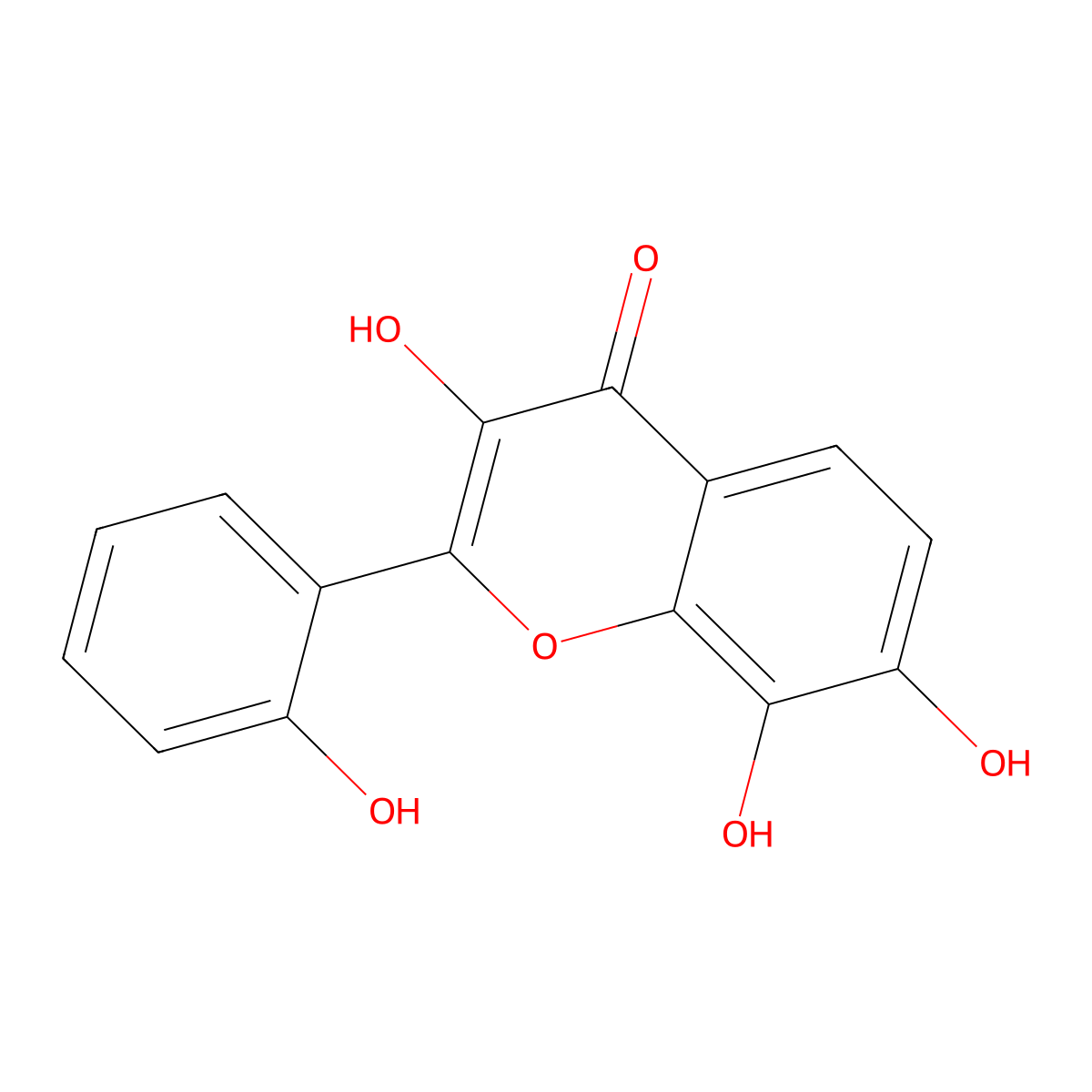 3,7,8,2'-Tetrahydroxyflavone molecular structure, CAS 710338-77-5