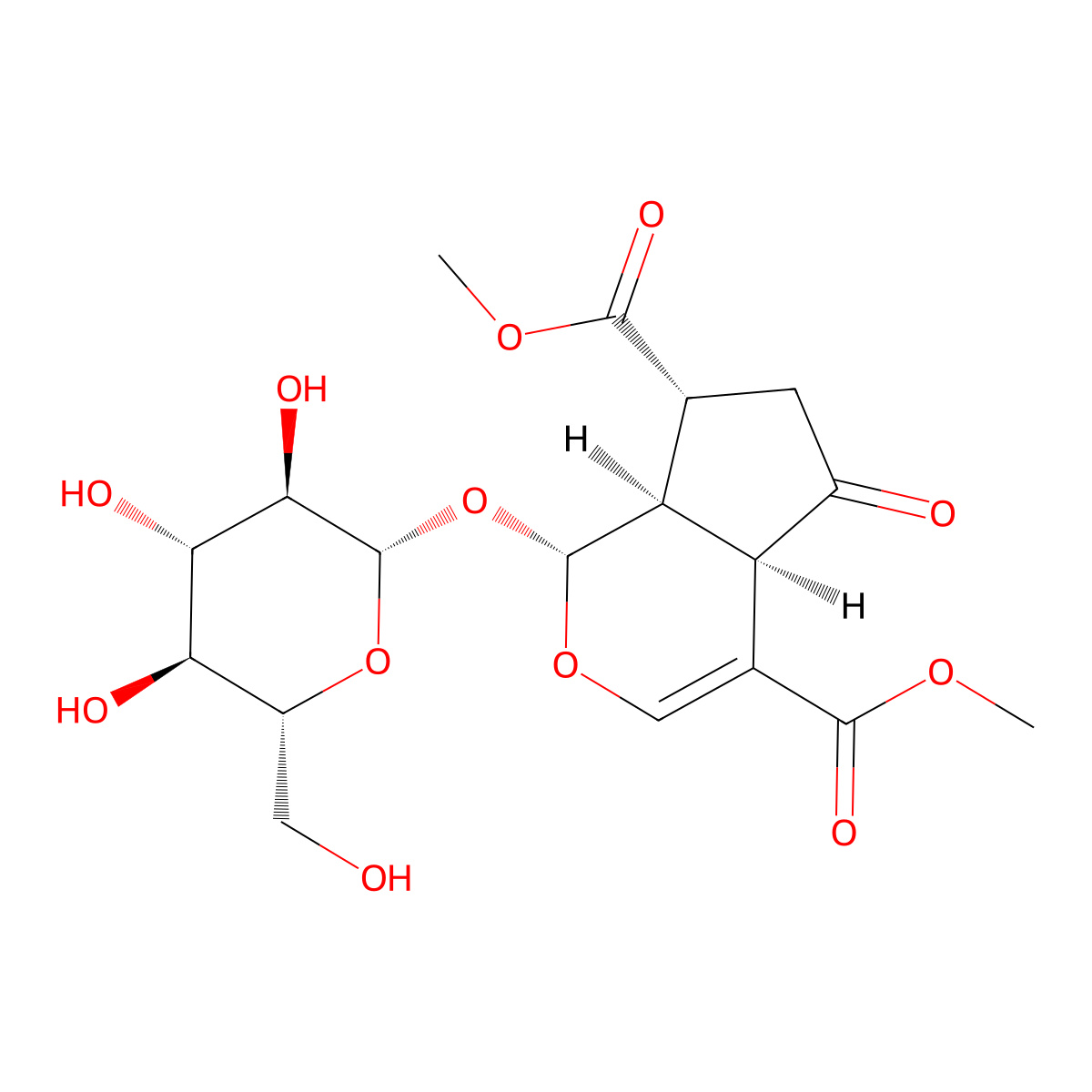 Griselinoside molecular structure, CAS 71035-06-8