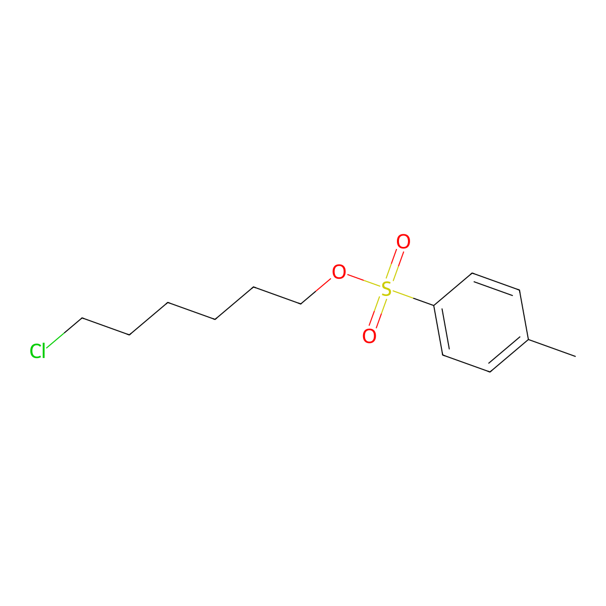 6-Chlorohexyl 4-methylbenzene-1-sulfonate molecular structure, CAS 71042-21-2