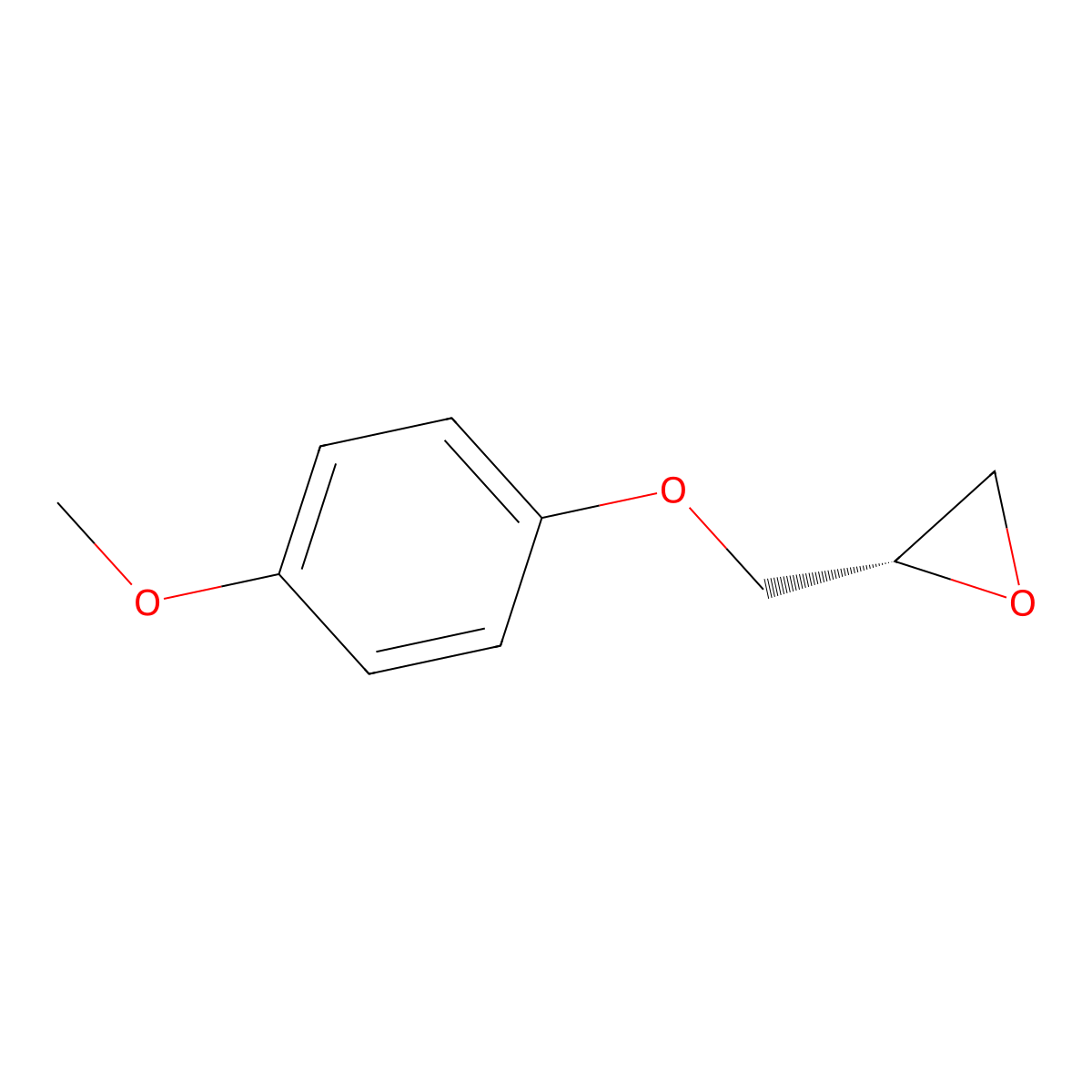 (2s)-2-[(4-Methoxyphenoxy)methyl]oxirane molecular structure, CAS 71048-65-2