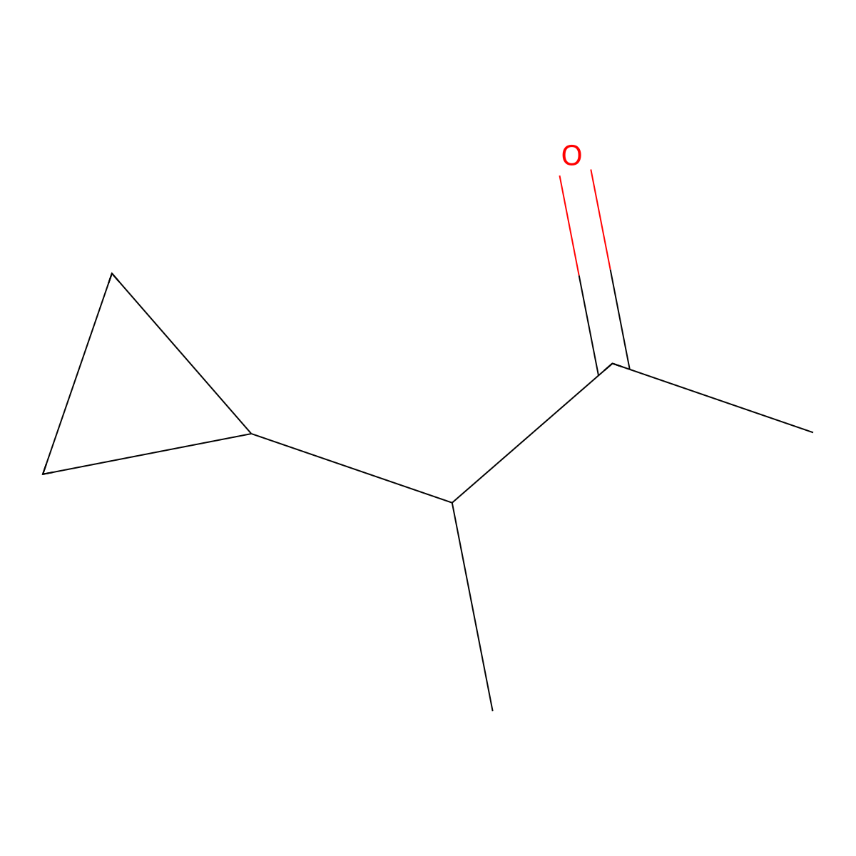 3-Cyclopropylbutan-2-one molecular structure, CAS 71058-45-2