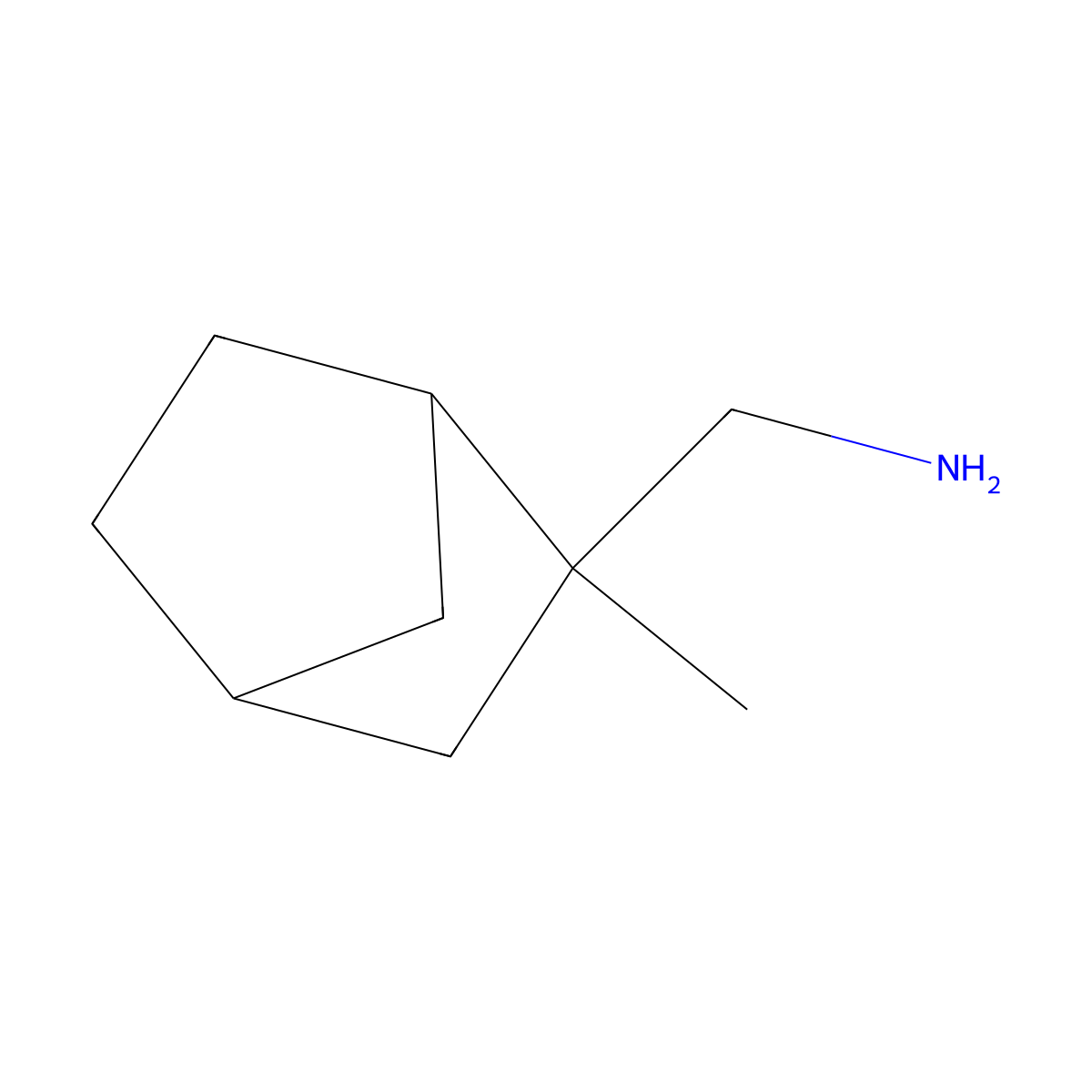 {2-Methylbicyclo[2.2.1]heptan-2-yl}methanamine molecular structure, CAS 7106-00-5
