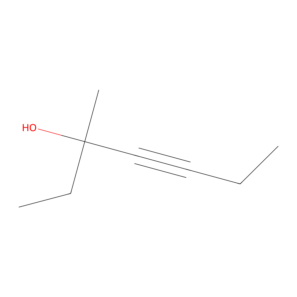 3-Methylhept-4-yn-3-ol molecular structure, CAS 71065-39-9