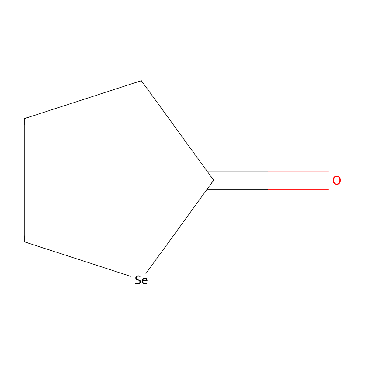 Dihydro-2(3H)-selenophenone molecular structure, CAS 7108-30-7
