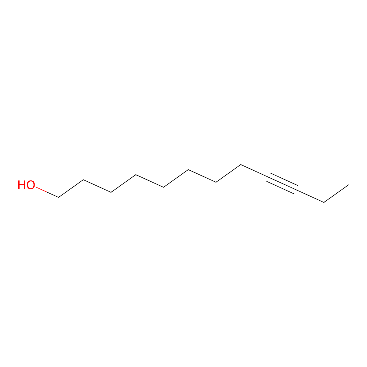 9-Dodecyn-1-ol molecular structure, CAS 71084-08-7
