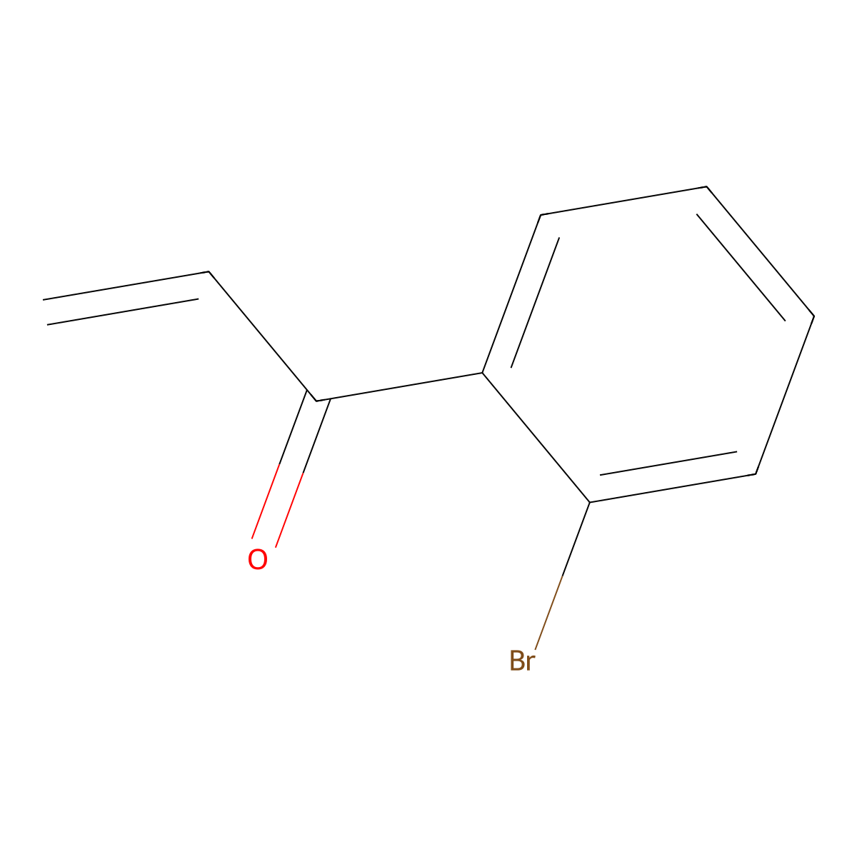 1-(2-Bromophenyl)prop-2-en-1-one molecular structure, CAS 71095-56-2