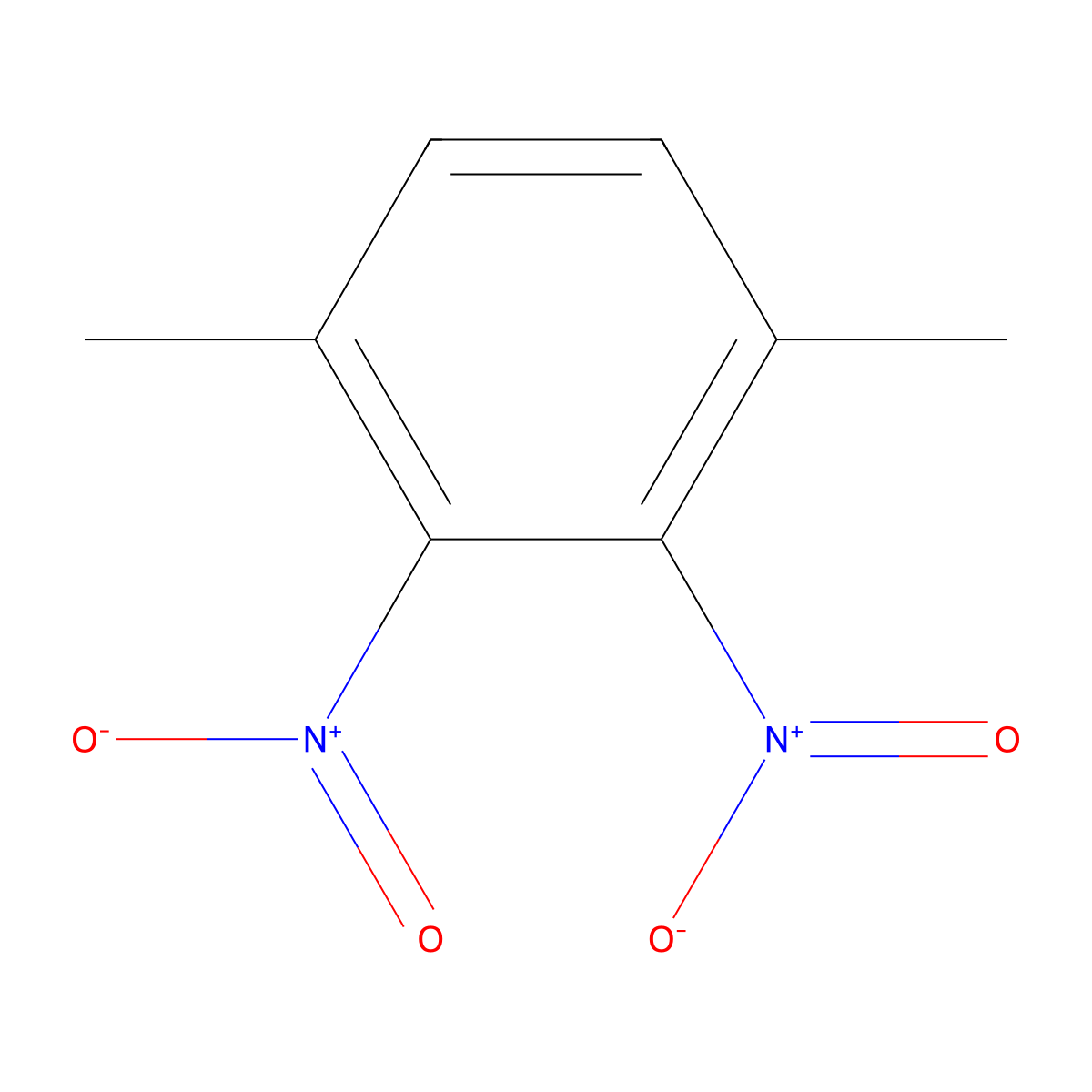1,4-Dimethyl-2,3-dinitrobenzene molecular structure, CAS 711-41-1