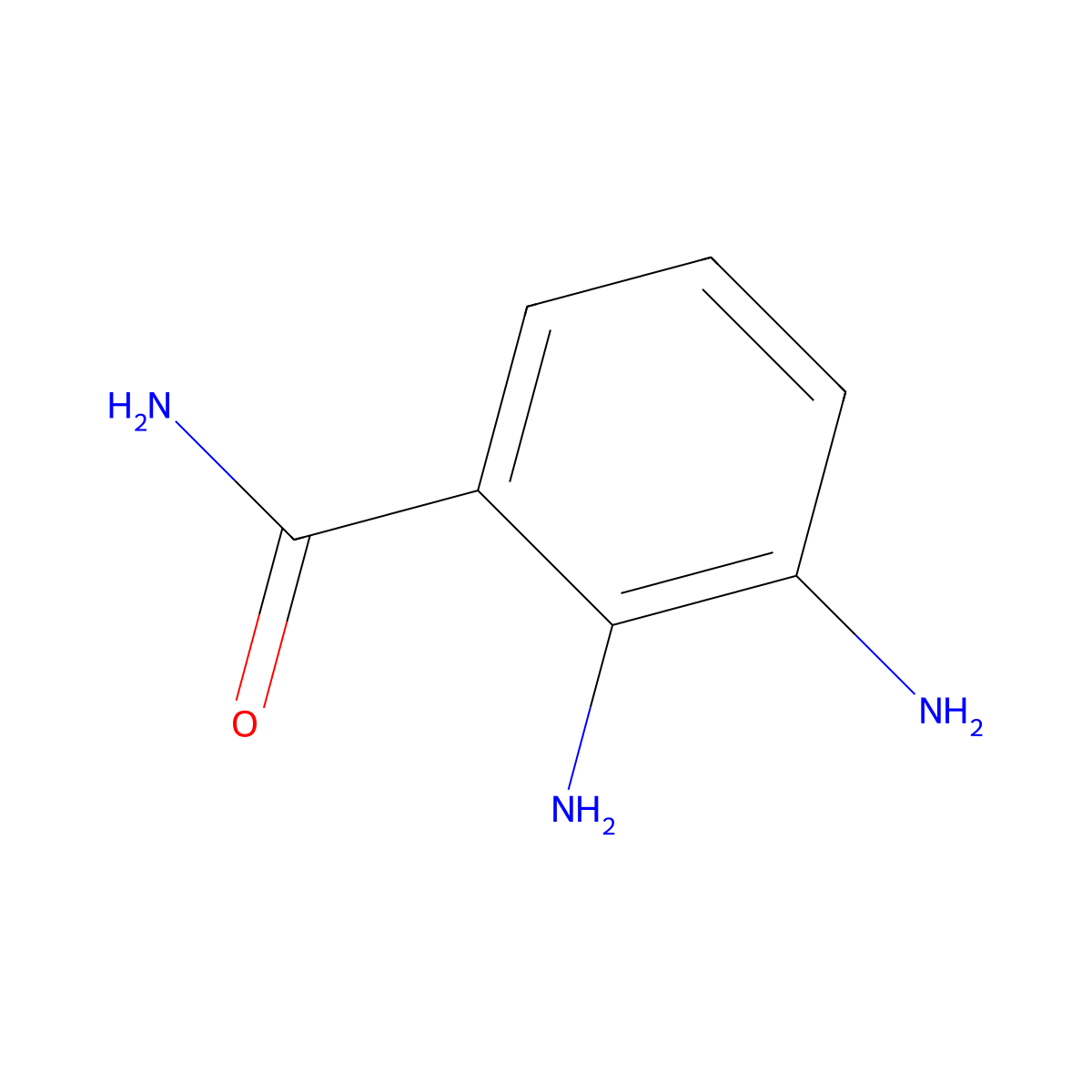2,3-Diaminobenzamide molecular structure, CAS 711007-44-2