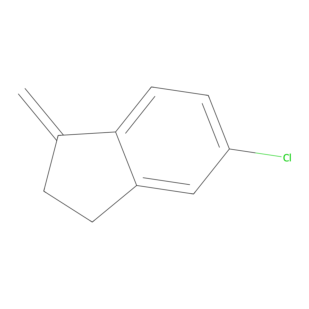 5-chloro-1-methylene-2,3-dihydro-1H-indene molecular structure, CAS 711017-66-2