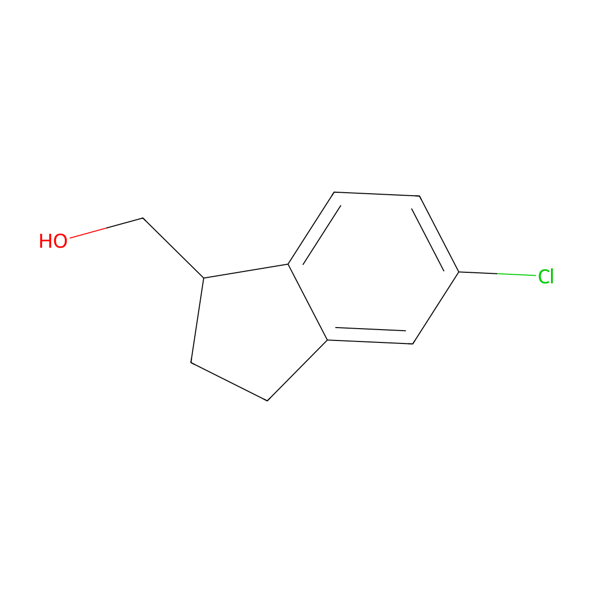(5-Chloro-indan-1-yl)-methanol molecular structure, CAS 711017-67-3