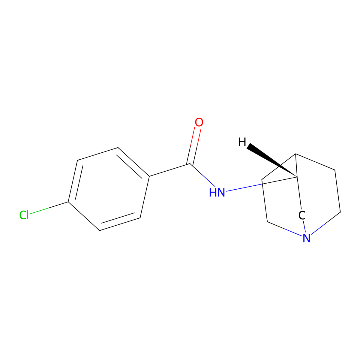 PNU-282987 free base molecular structure, CAS 711085-63-1