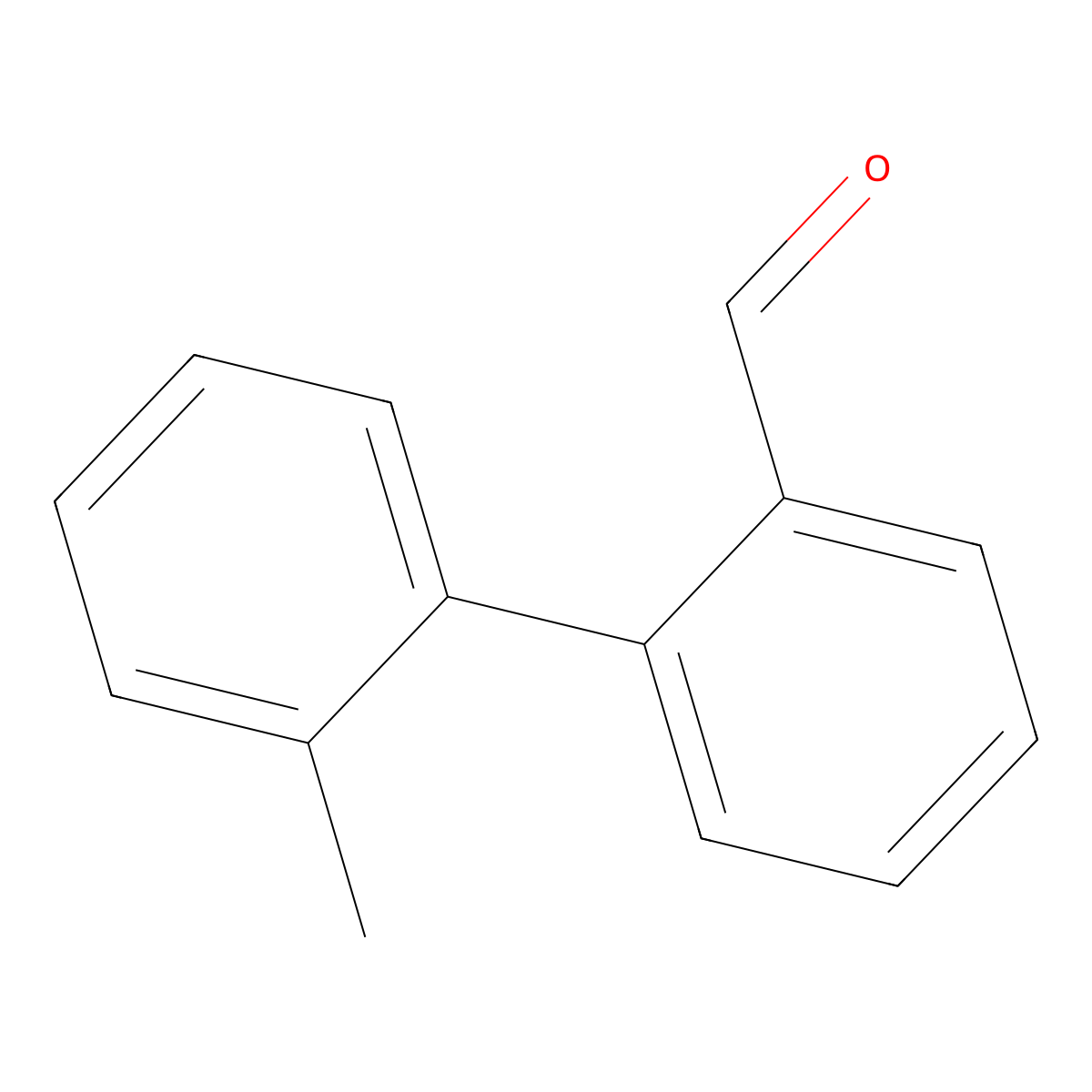 2-(2-Methylphenyl)benzaldehyde molecular structure, CAS 7111-68-4
