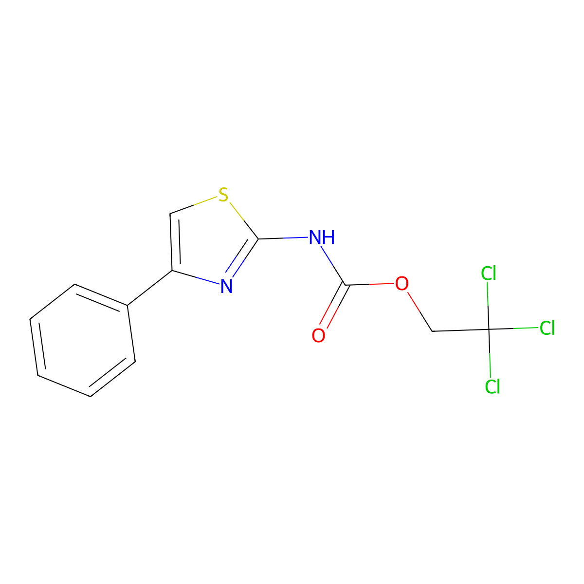 Lotifazole molecular structure, CAS 71119-10-3