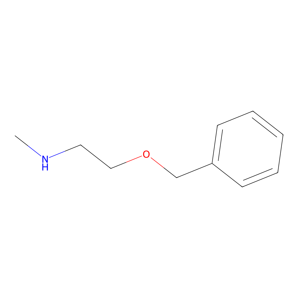 N-Methyl-2-benzyloxyethylamine molecular structure, CAS 71126-62-0