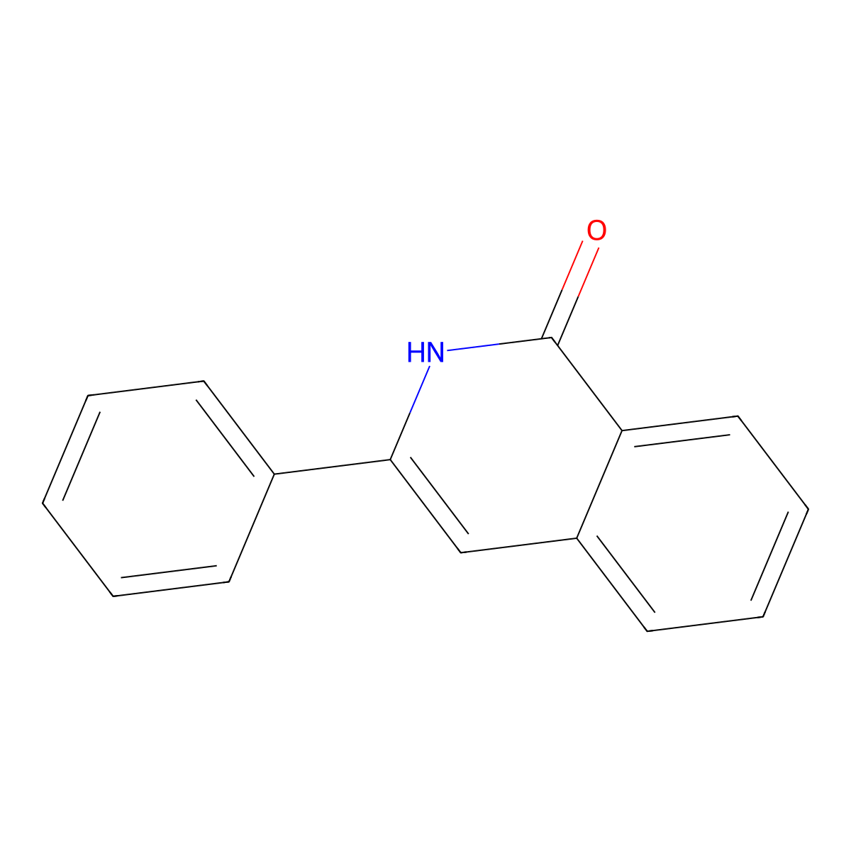 1(2H)-Isoquinolinone, 3-phenyl- molecular structure, CAS 7115-13-1