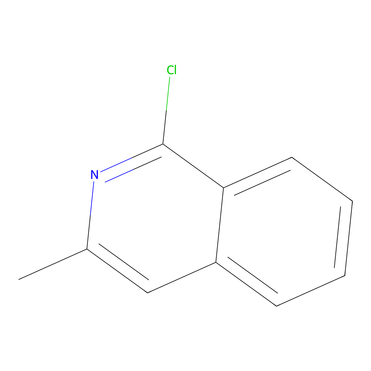 1-Chloro-3-methylisoquinoline molecular structure, CAS 7115-16-4
