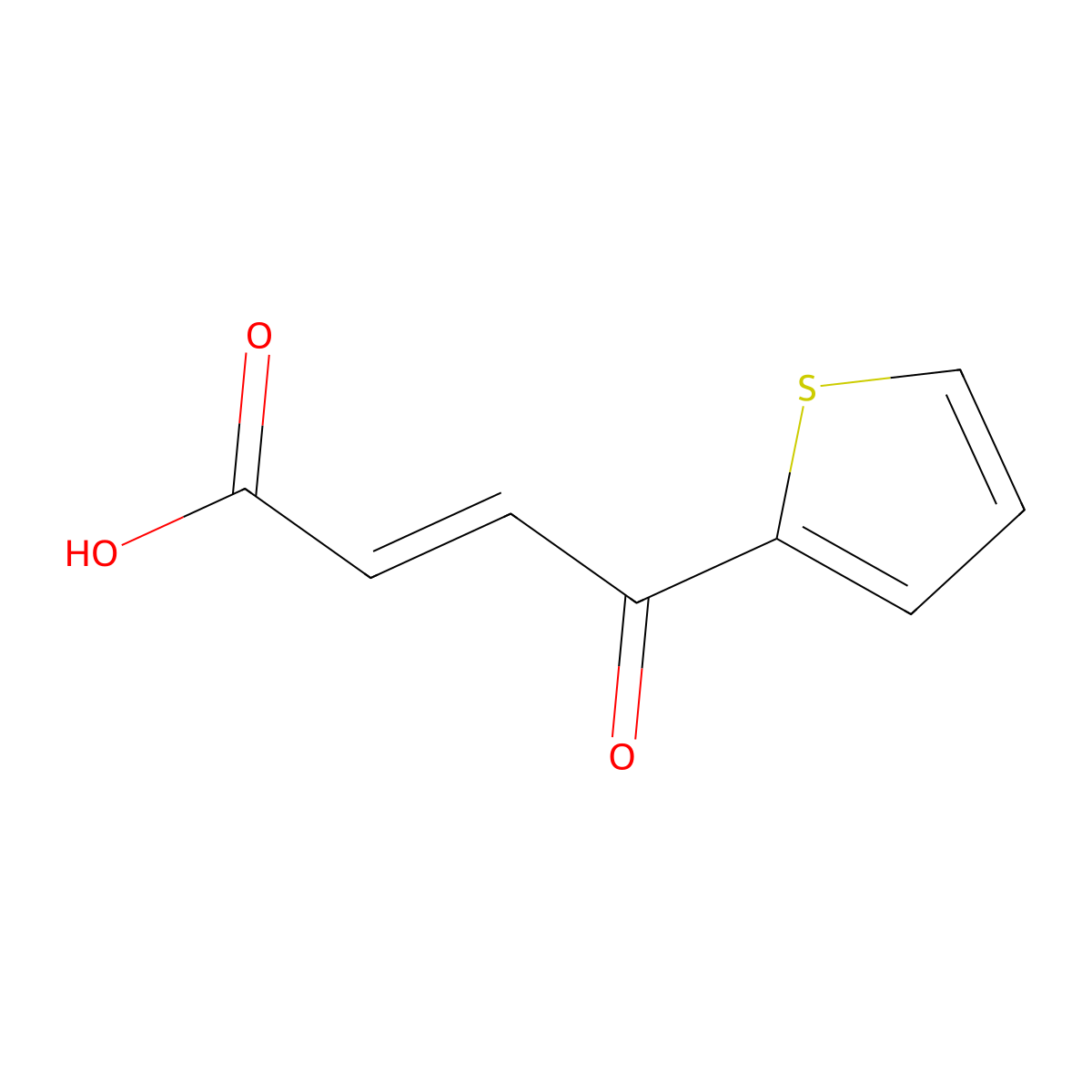 trans-3-(2-Thenoyl)acrylic Acid molecular structure, CAS 71150-02-2