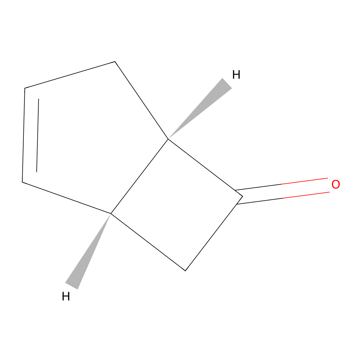 (-)-(1S,5R)-cis-Bicyclo[3.2.0]hept-2-en-6-one molecular structure, CAS 71155-04-9