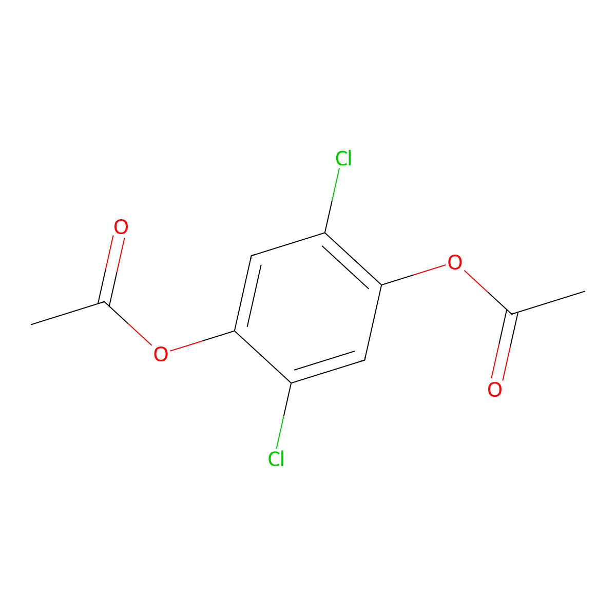 4-Acetoxy-2,5-dichlorophenyl acetate molecular structure, CAS 71155-99-2