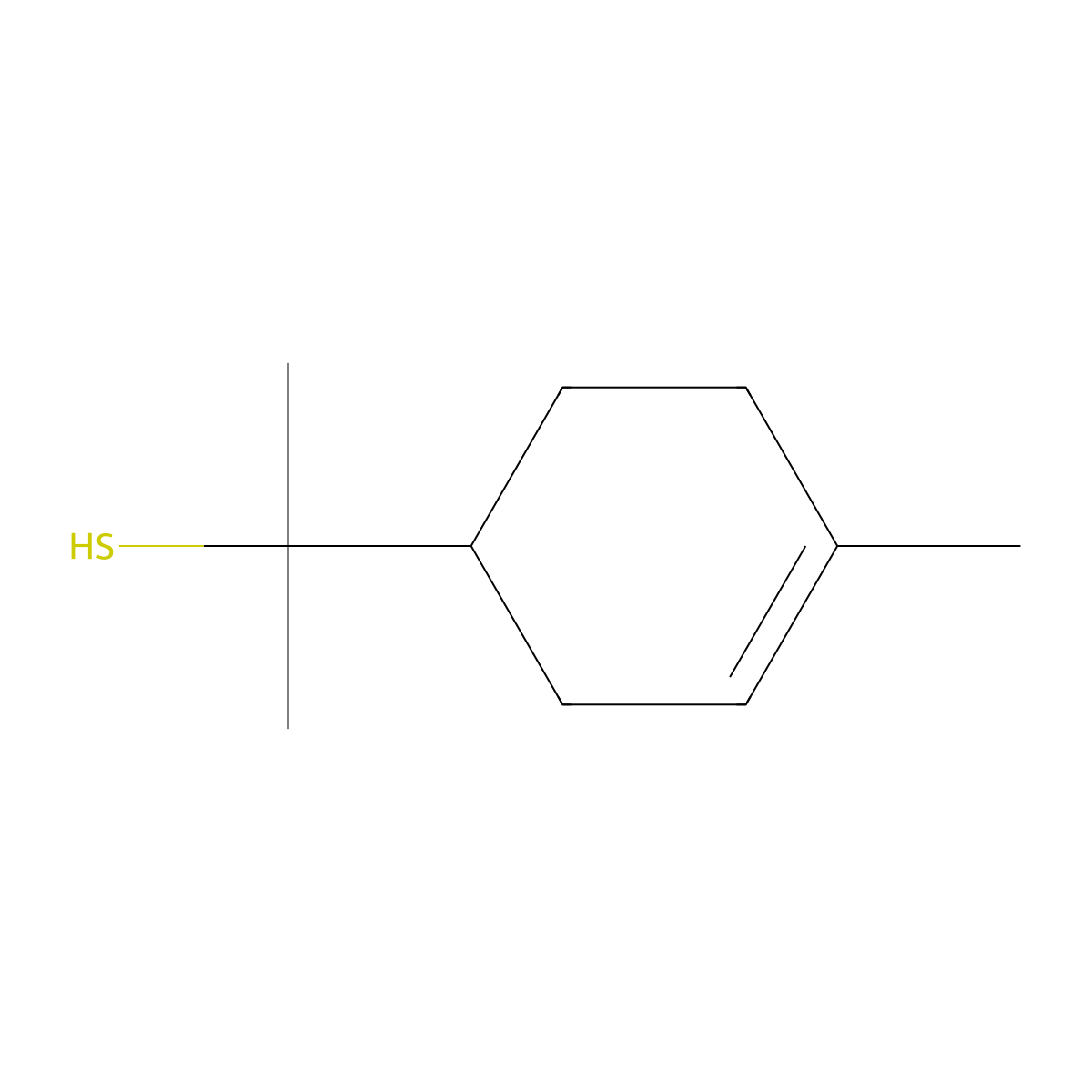 1-p-MENTHENE-8-THIOL molecular structure, CAS 71159-90-5