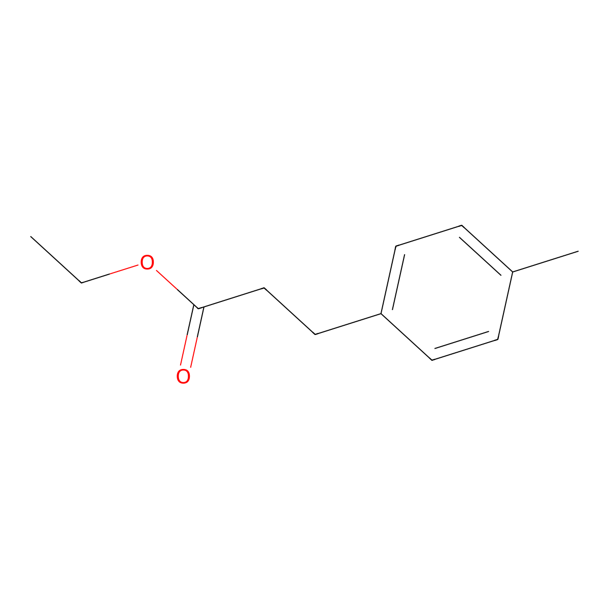 Ethyl 3-(p-tolyl)propanoate molecular structure, CAS 7116-41-8