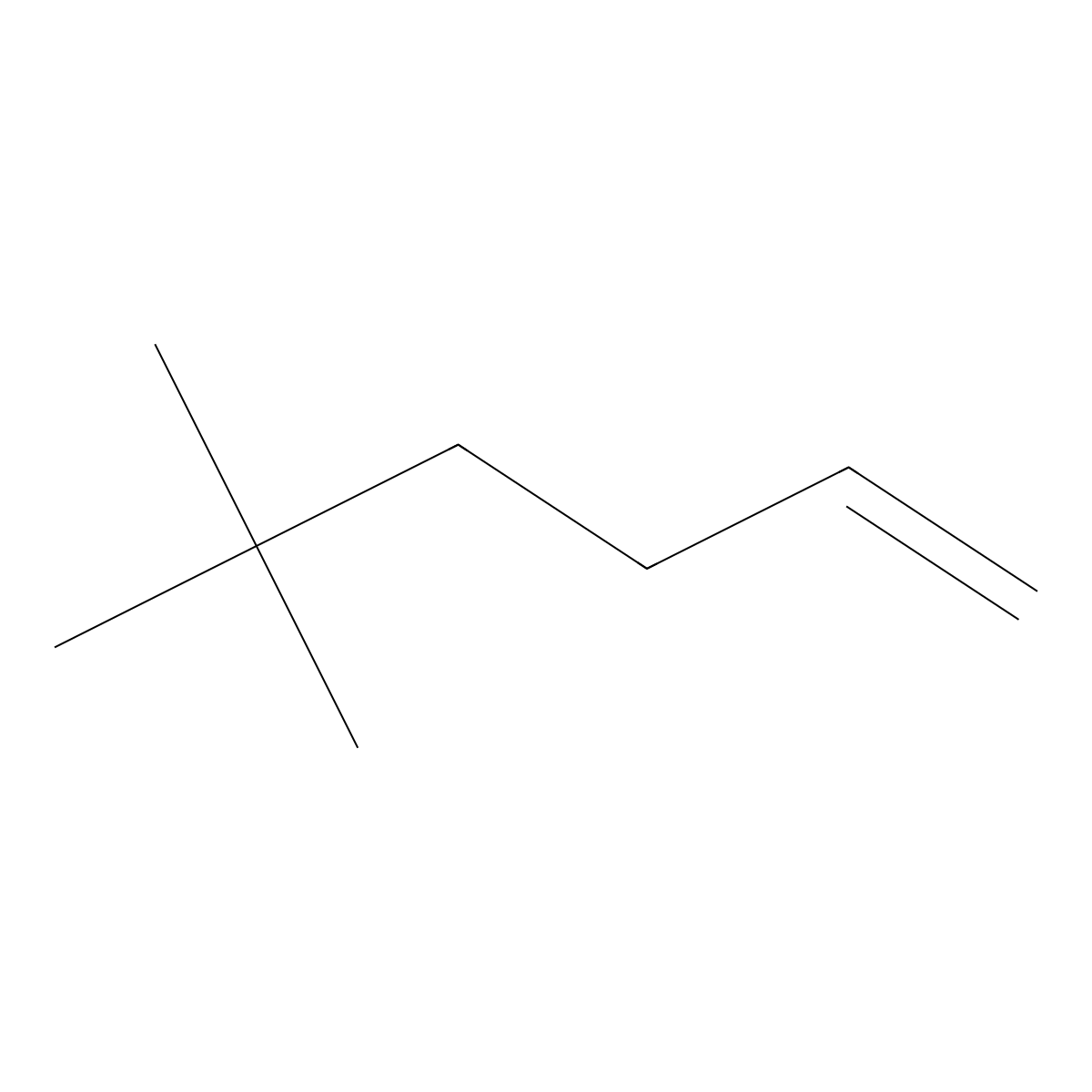 1-Hexene, 5,5-dimethyl- molecular structure, CAS 7116-86-1
