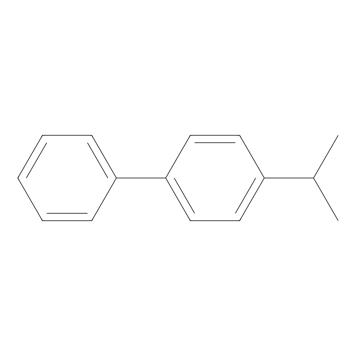 4-Isopropylbiphenyl molecular structure, CAS 7116-95-2
