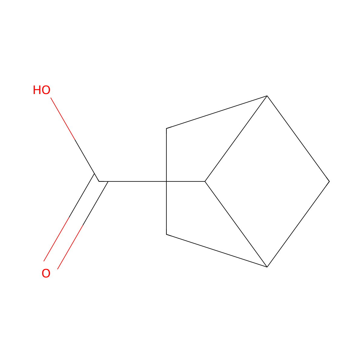 Bicyclo[2.1.1]hexane-5-carboxylic acid molecular structure, CAS 71162-15-7