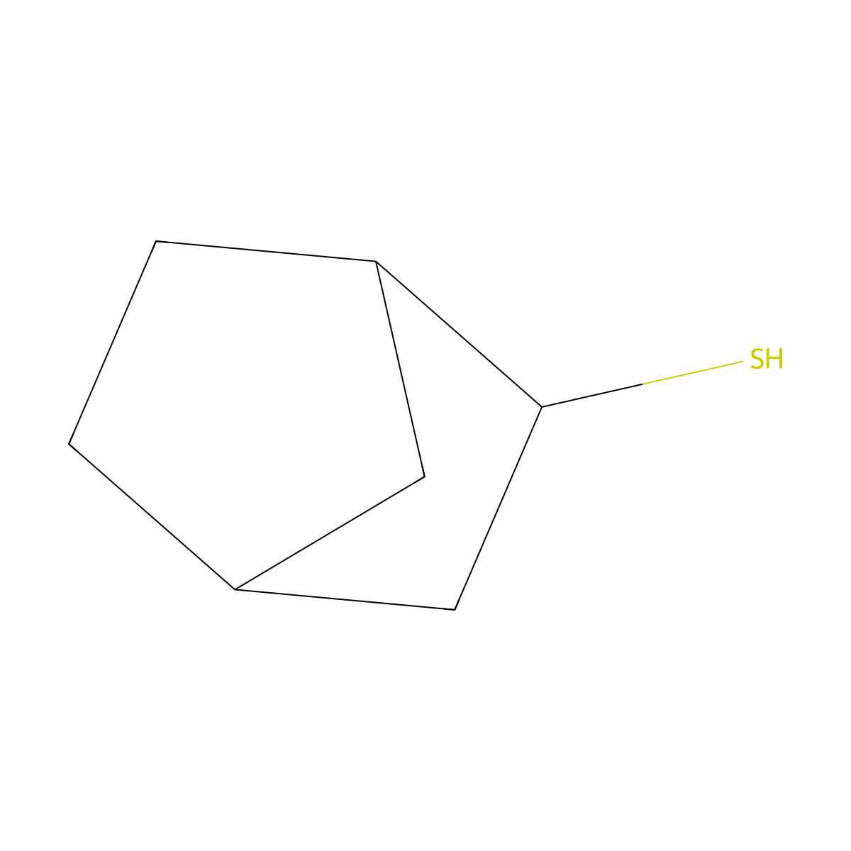 Bicyclo[2.2.1]heptane-2-thiol molecular structure, CAS 71162-31-7