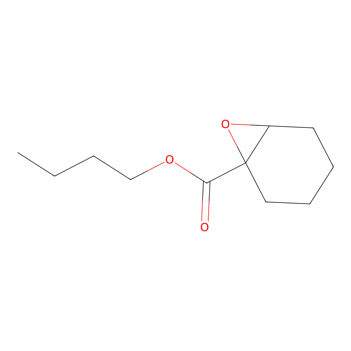 Butyl 7-oxabicyclo[4.1.0]heptane-1-carboxylate molecular structure, CAS 71172-73-1
