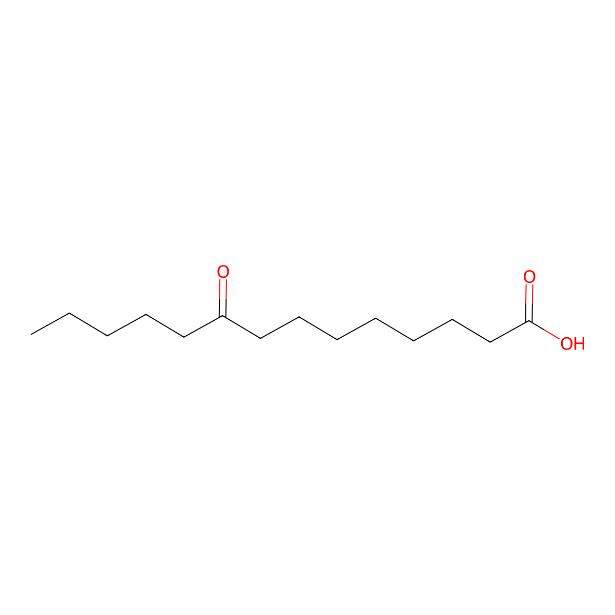 9-Oxotetradecanoic acid molecular structure, CAS 71173-32-5