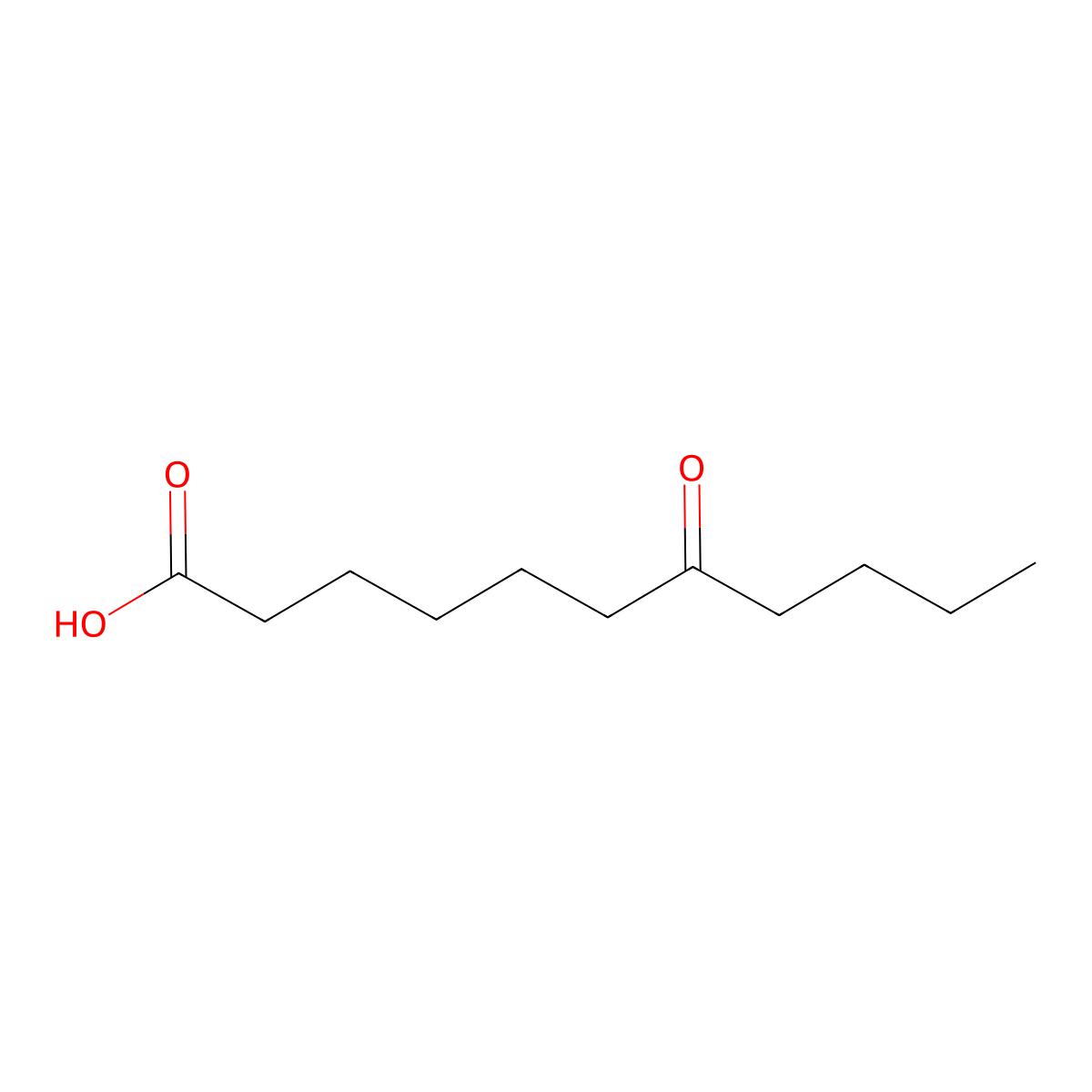 7-Oxoundecanoic acid molecular structure, CAS 71173-33-6