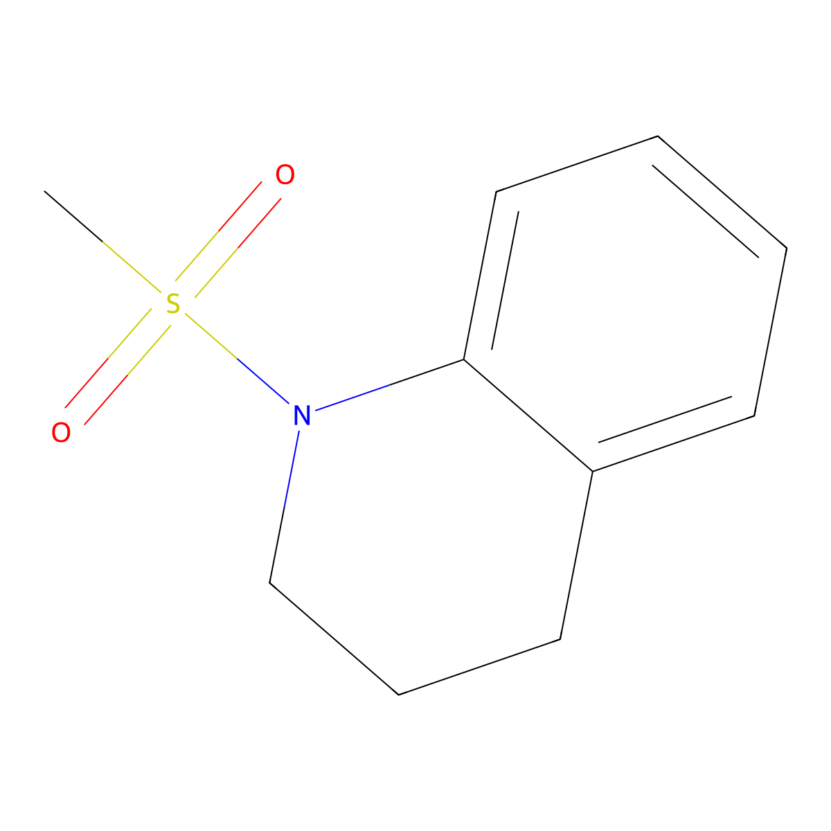 1-(Methylsulfonyl)-1,2,3,4-tetrahydroquinoline molecular structure, CAS 71173-39-2