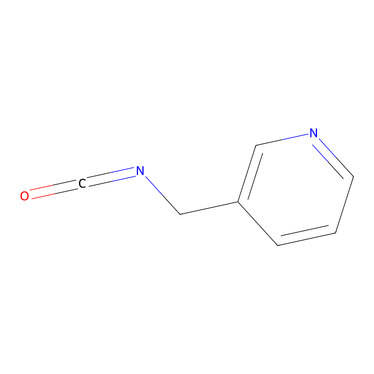 3-(Isocyanatomethyl)pyridine molecular structure, CAS 71189-18-9