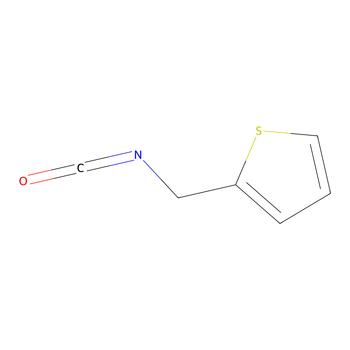 2-(Isocyanatomethyl)thiophene molecular structure, CAS 71189-20-3
