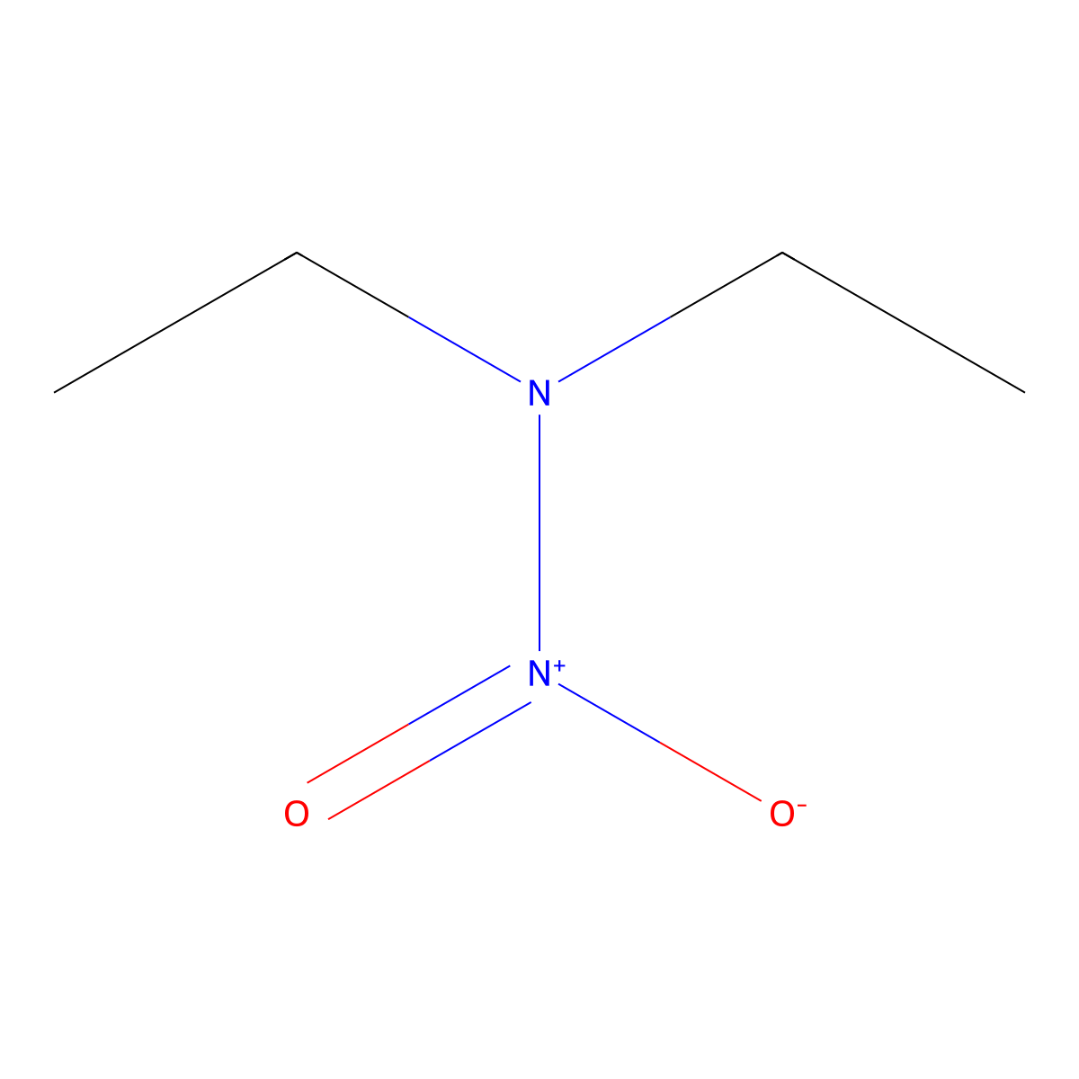 N-Ethyl-N-nitroethanamine molecular structure, CAS 7119-92-8
