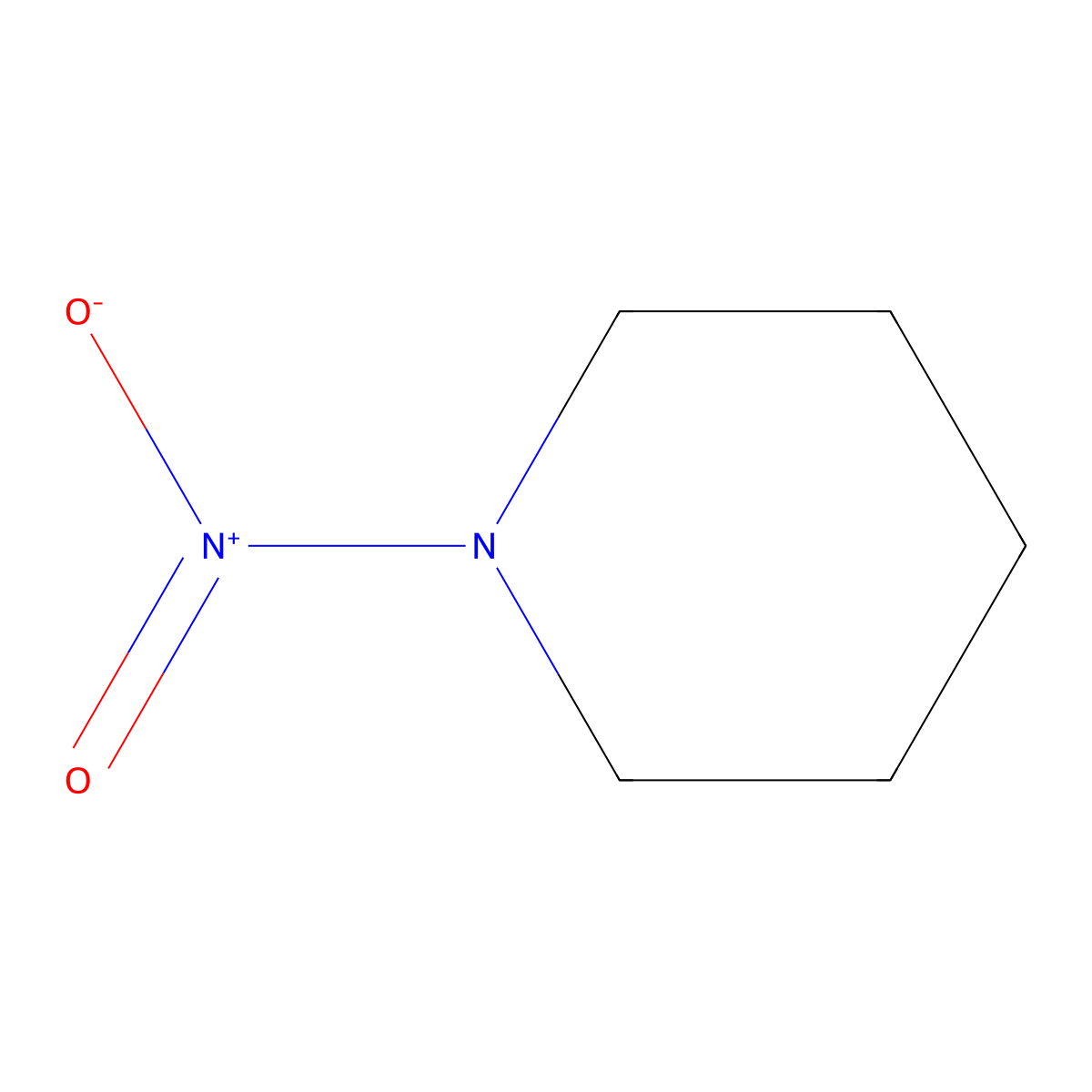 N-Nitropiperidine molecular structure, CAS 7119-94-0