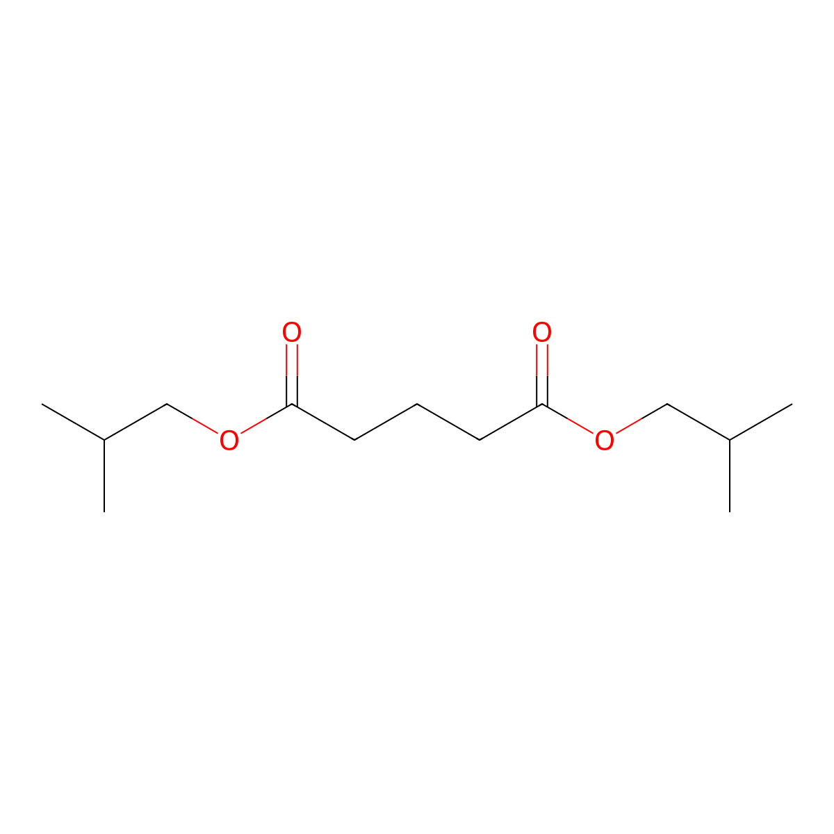 Diisobutyl Glutarate molecular structure, CAS 71195-64-7