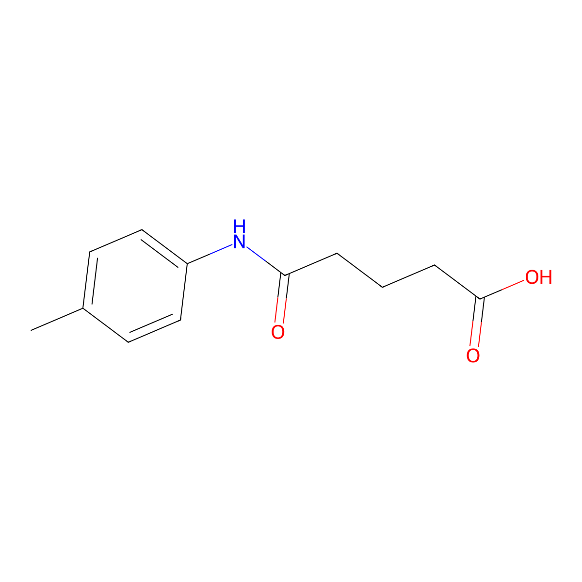 4'-Methylglutaranilic acid molecular structure, CAS 71195-71-6