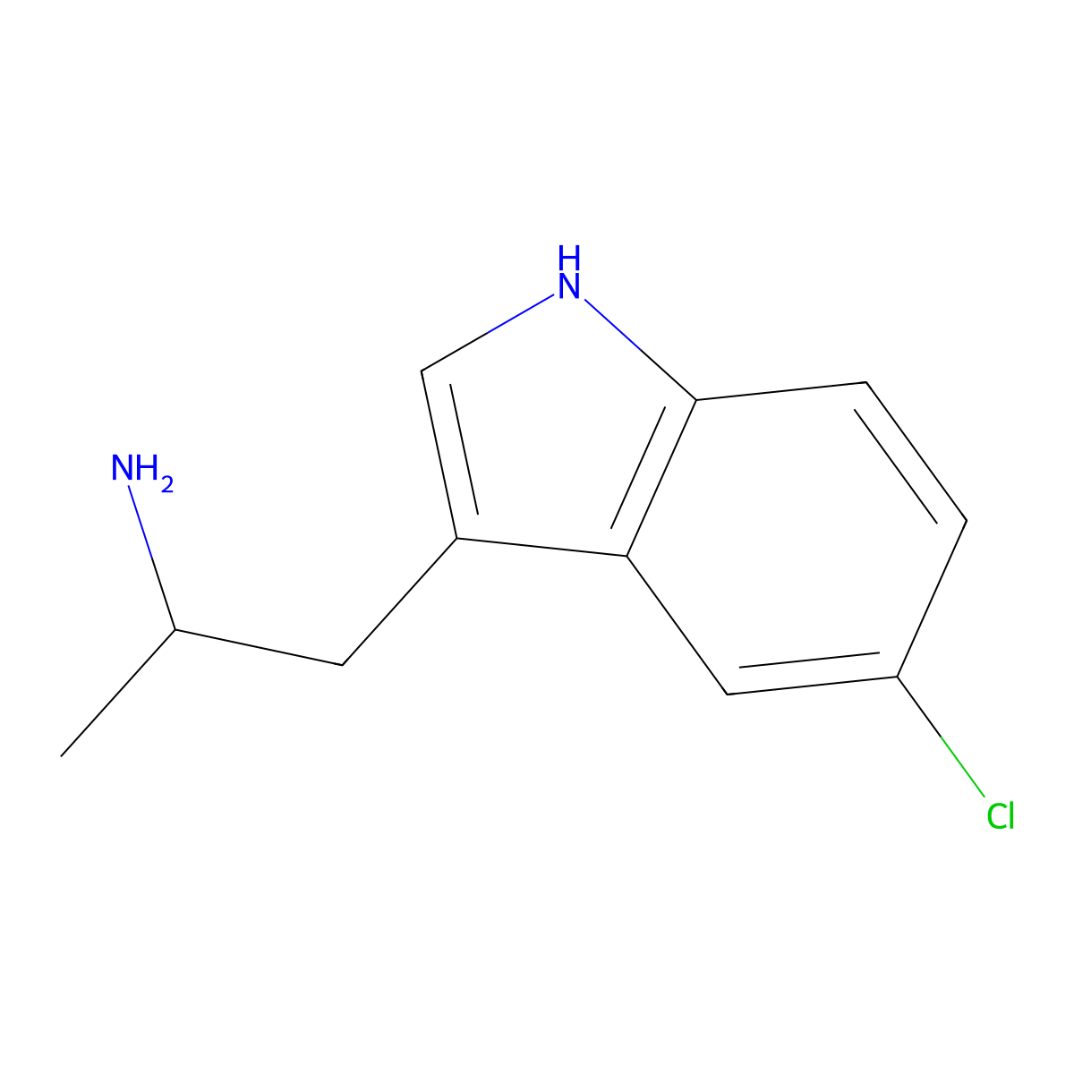 5-Chloro-alphamt molecular structure, CAS 712-07-2