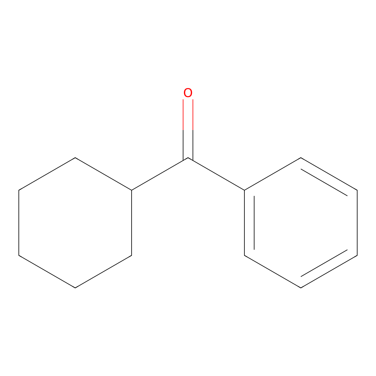 Cyclohexyl phenyl ketone molecular structure, CAS 712-50-5