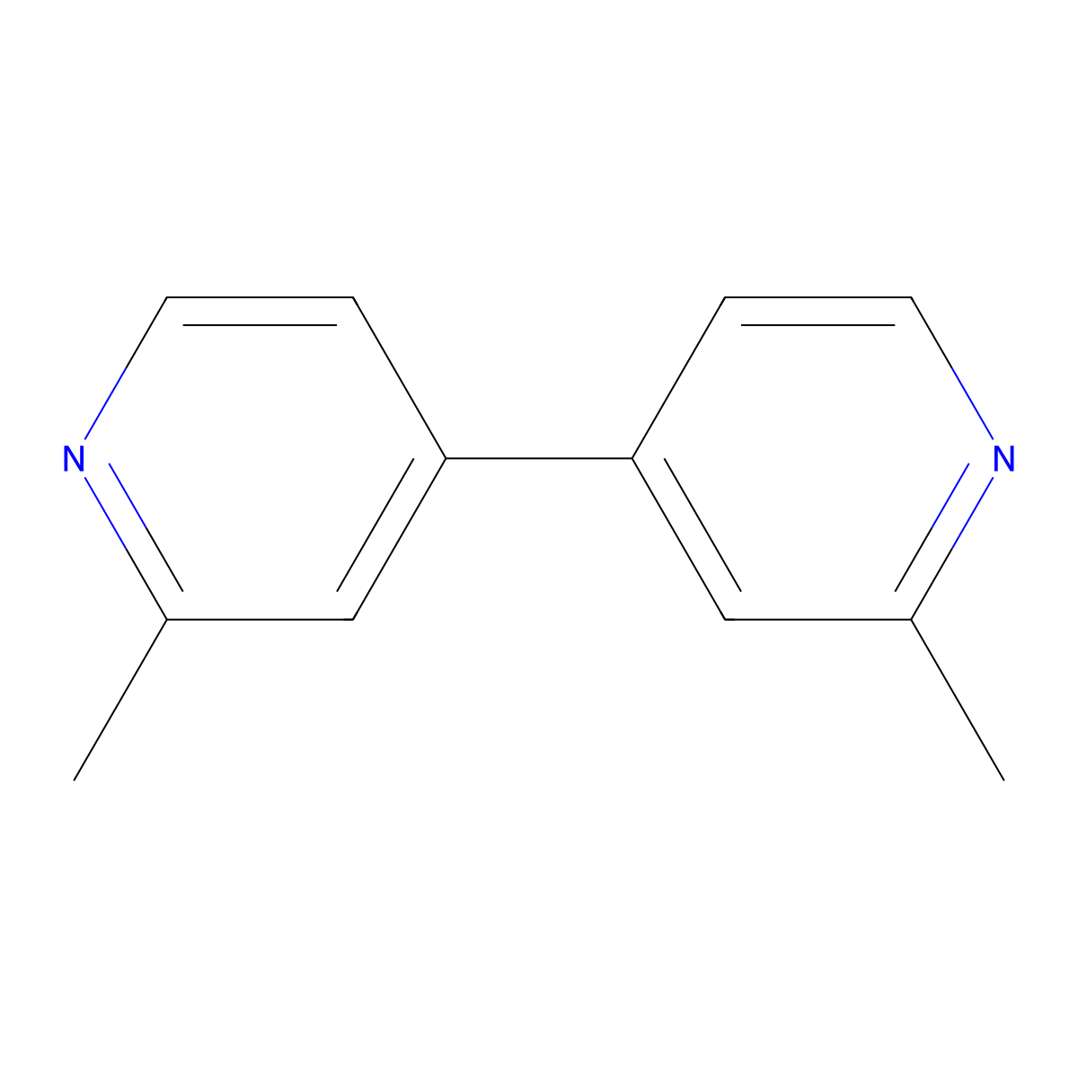 2,2'-Dimethyl-4,4'-bipyridine molecular structure, CAS 712-61-8