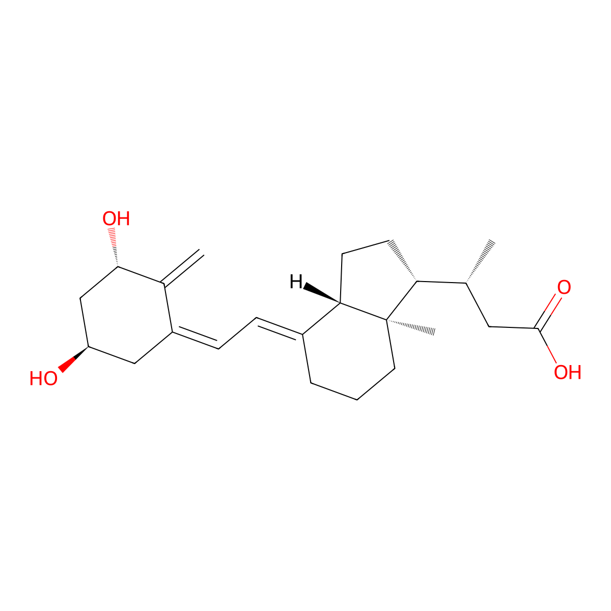 Calcitroic Acid molecular structure, CAS 71204-89-2