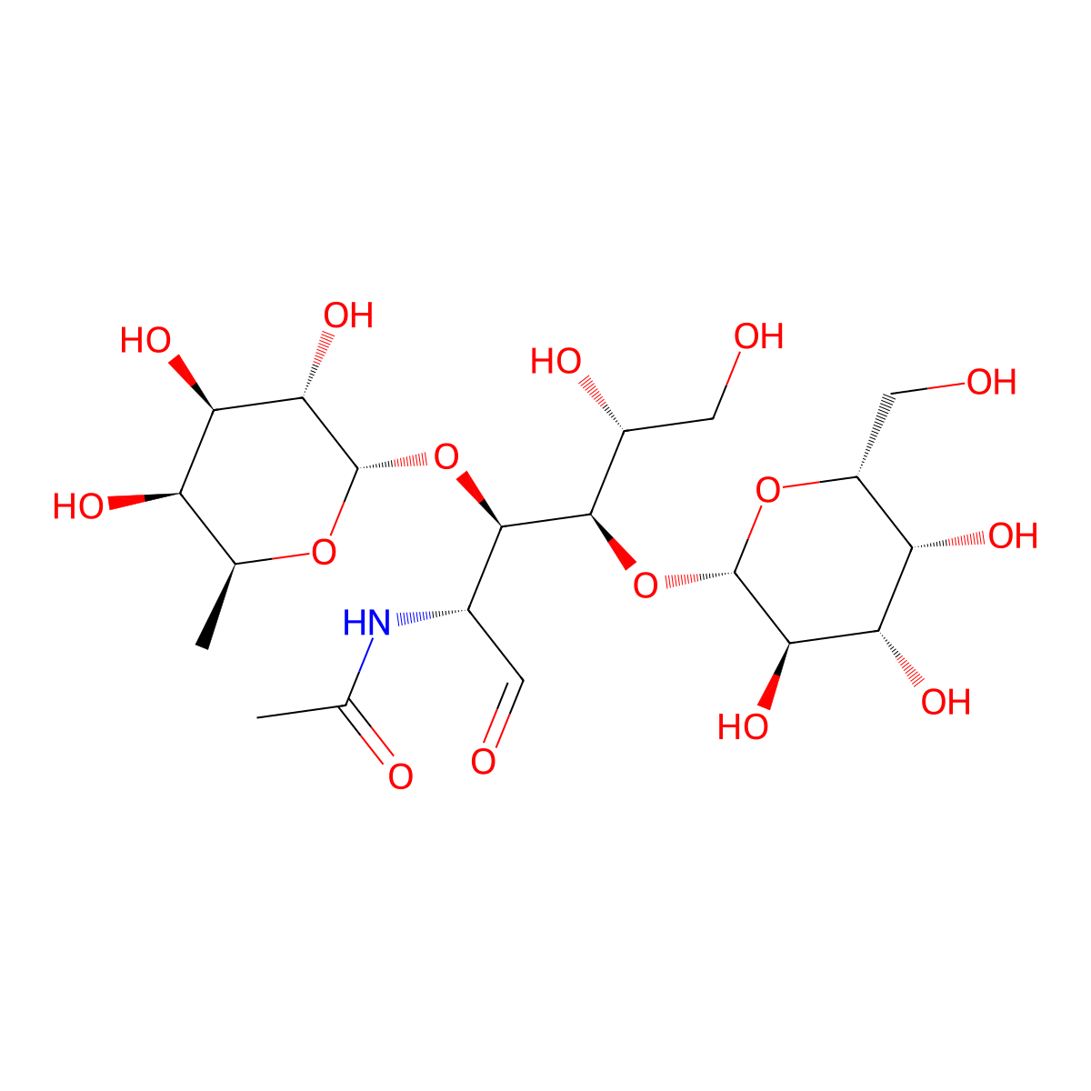 Lewis x Trisaccharide molecular structure, CAS 71208-06-5
