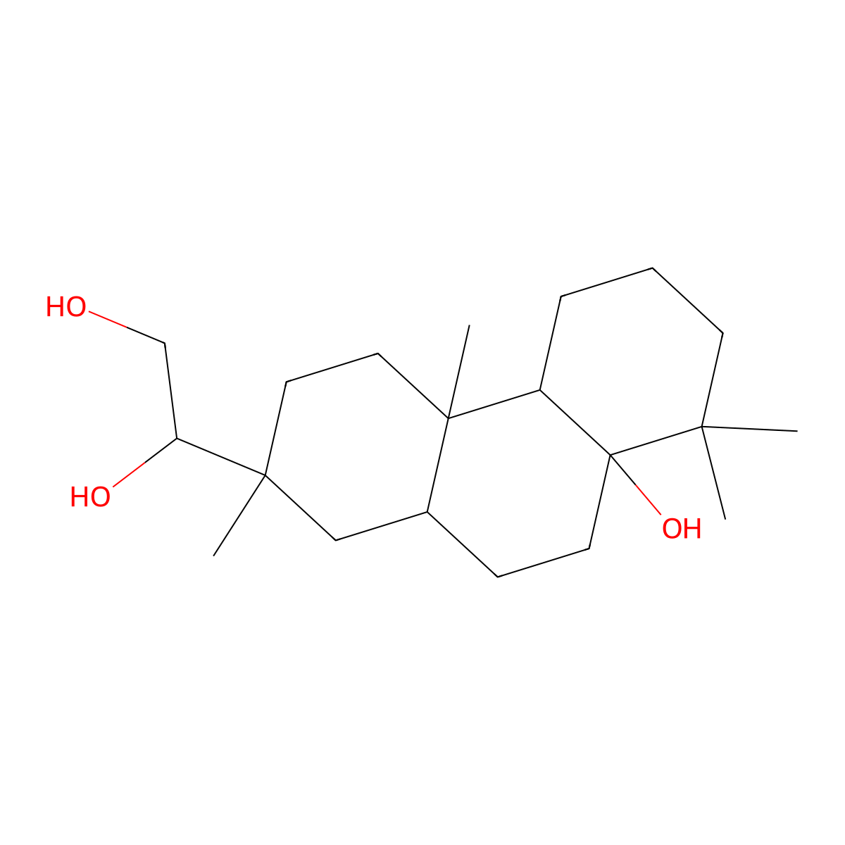 Erythroxytriol P molecular structure, CAS 7121-99-5