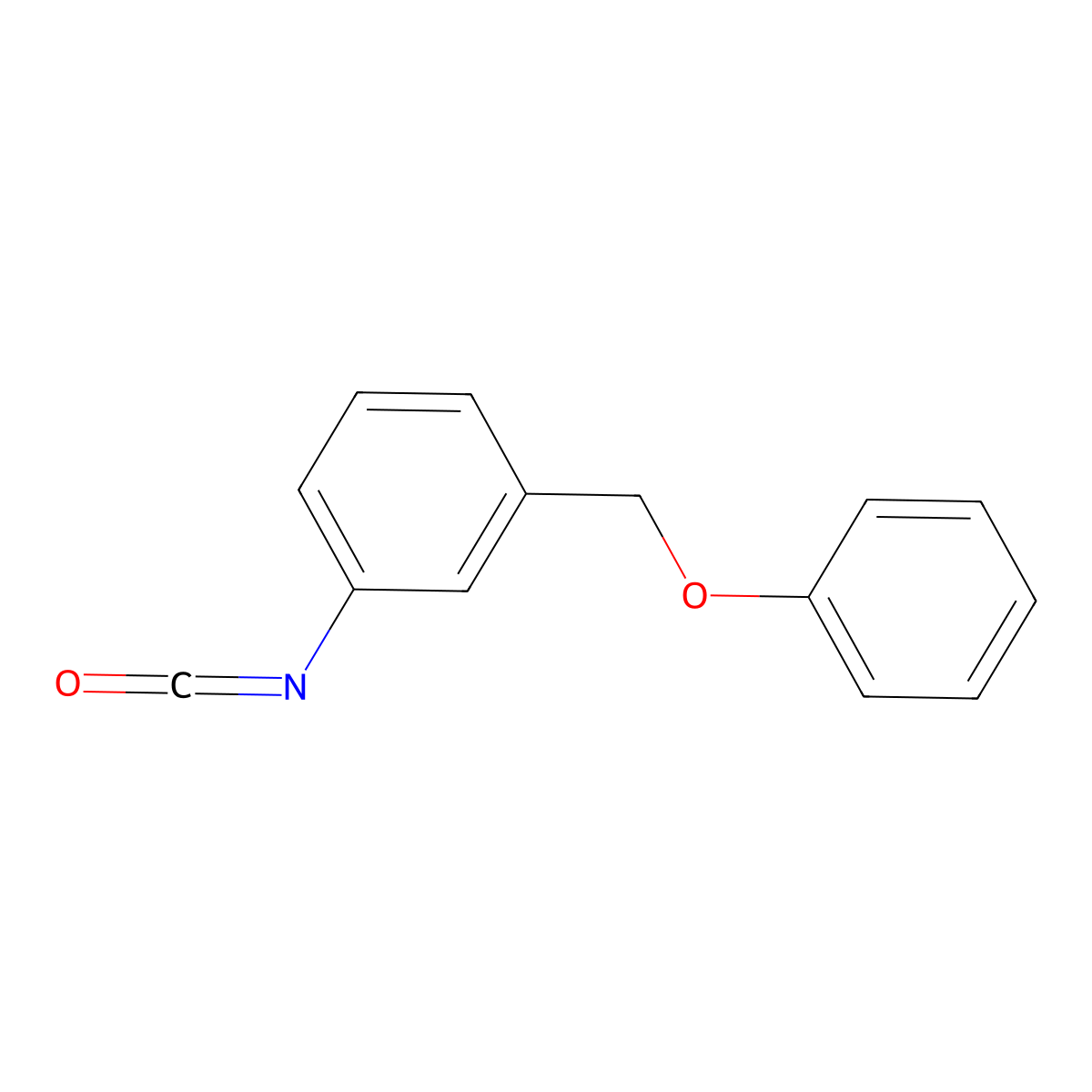 1-Isocyanato-3-(phenoxymethyl)benzene molecular structure, CAS 71219-80-2