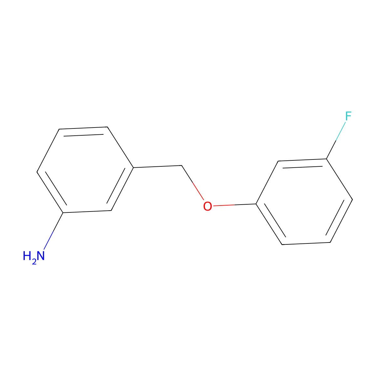 3-(3-Fluorophenoxymethyl)aniline molecular structure, CAS 71219-92-6