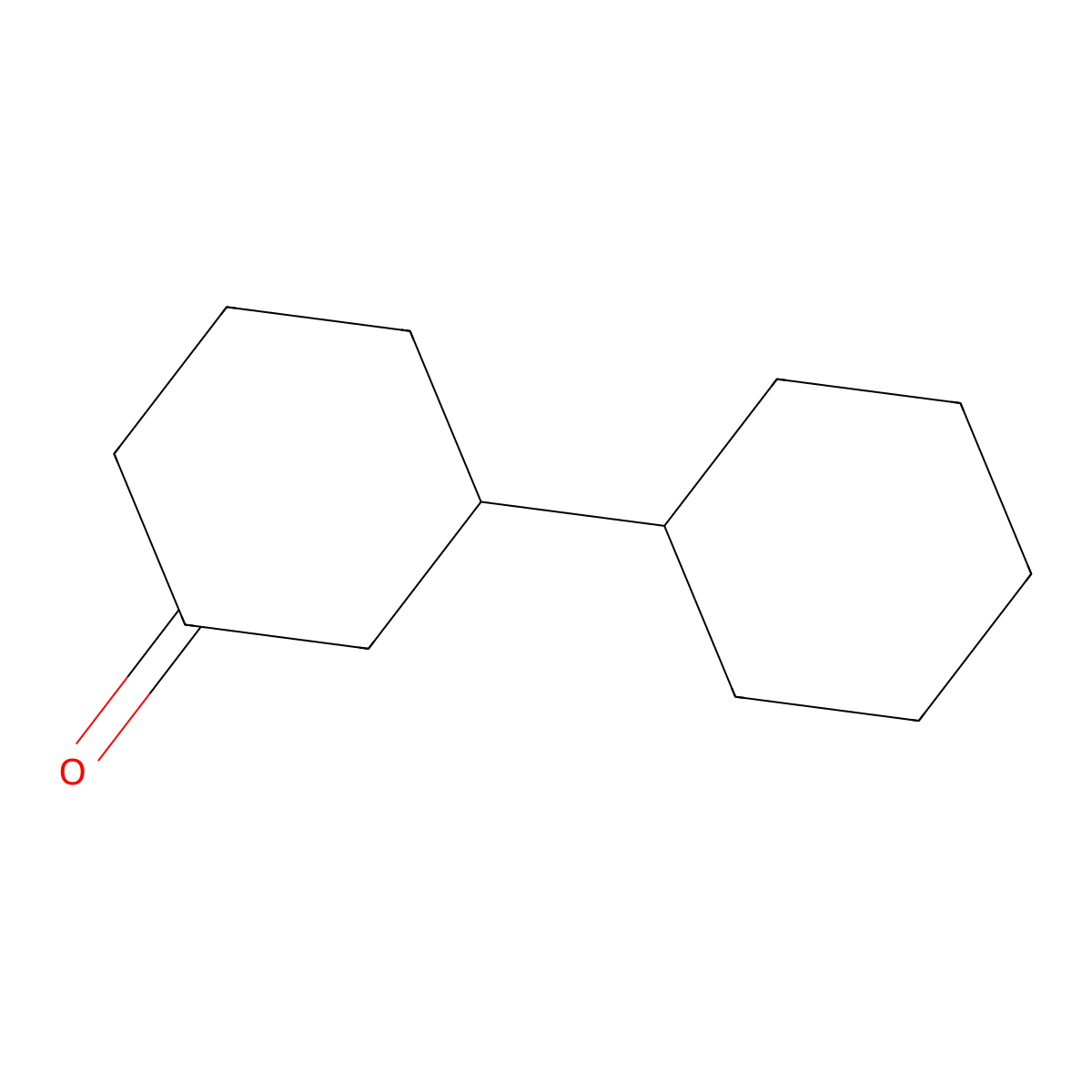 3-Cyclohexylcyclohexan-1-one molecular structure, CAS 7122-93-2