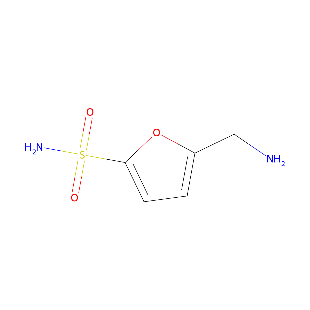 5-(Aminomethyl)furan-2-sulfonamide molecular structure, CAS 712256-45-6